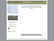 Tablet Screenshot of pochewelding.com